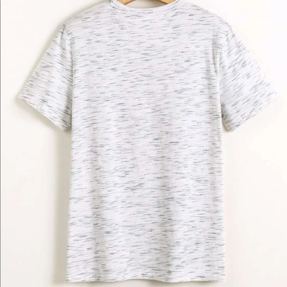 PLUS leopard print heart print graphic tee gray - Picture 2 of 3